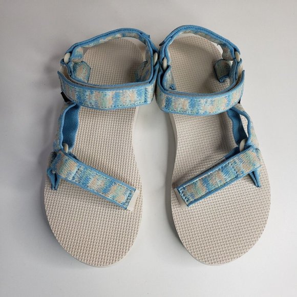 Teva Original Universal Adjustable Sandals Women's Size 7 light Blue SN 1003987 - Picture 6 of 11